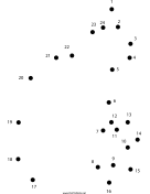 Cat 8 Dot To Dot Puzzle